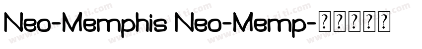 Neo-Memphis Neo-Memp字体转换